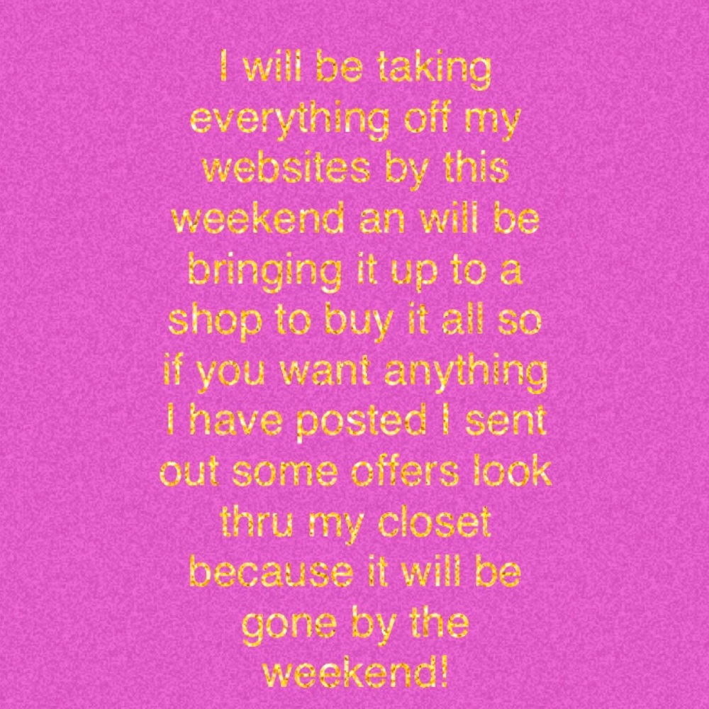 Everything will be gone